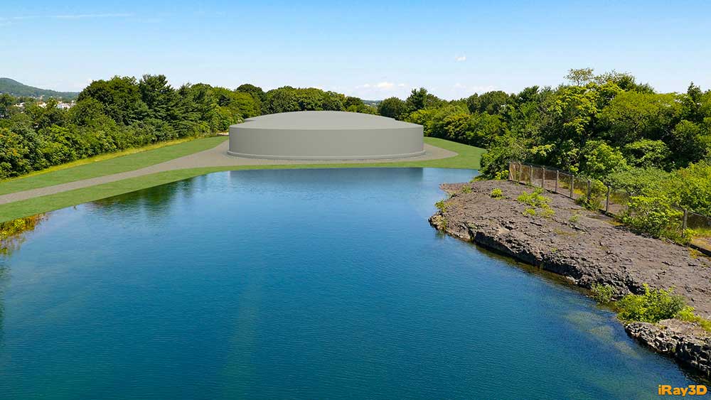 This is what water tanks would look like.